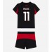 AC Milan Christian Pulisic #11 Hjemmedraktsett Barn 2025-26 Korte ermer (+ Korte bukser)